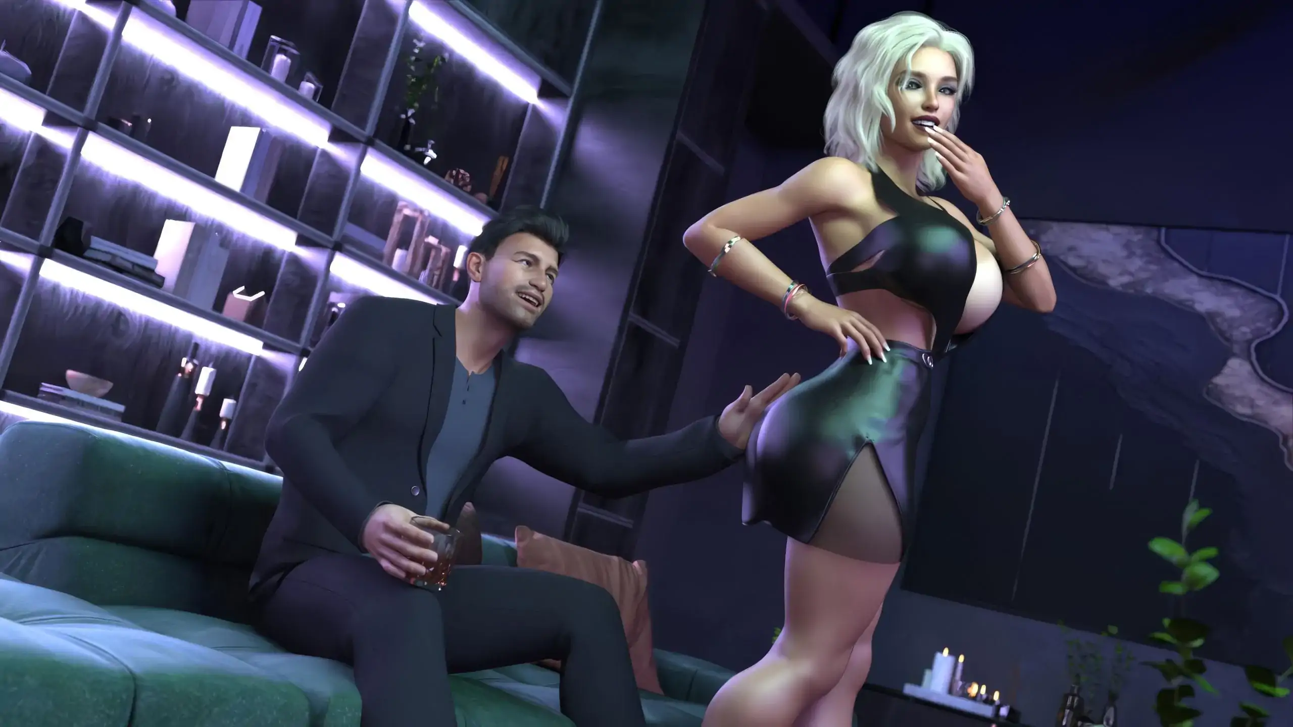 【歐美SLG/AI漢化/3D】我的傻白甜夢想：幕後大佬0.7.0 AI漢化版【PC+安卓/6.70G/更新】(别名：我的賓博夢：黑幫老大)My Bimbo Dream: Kingpin
